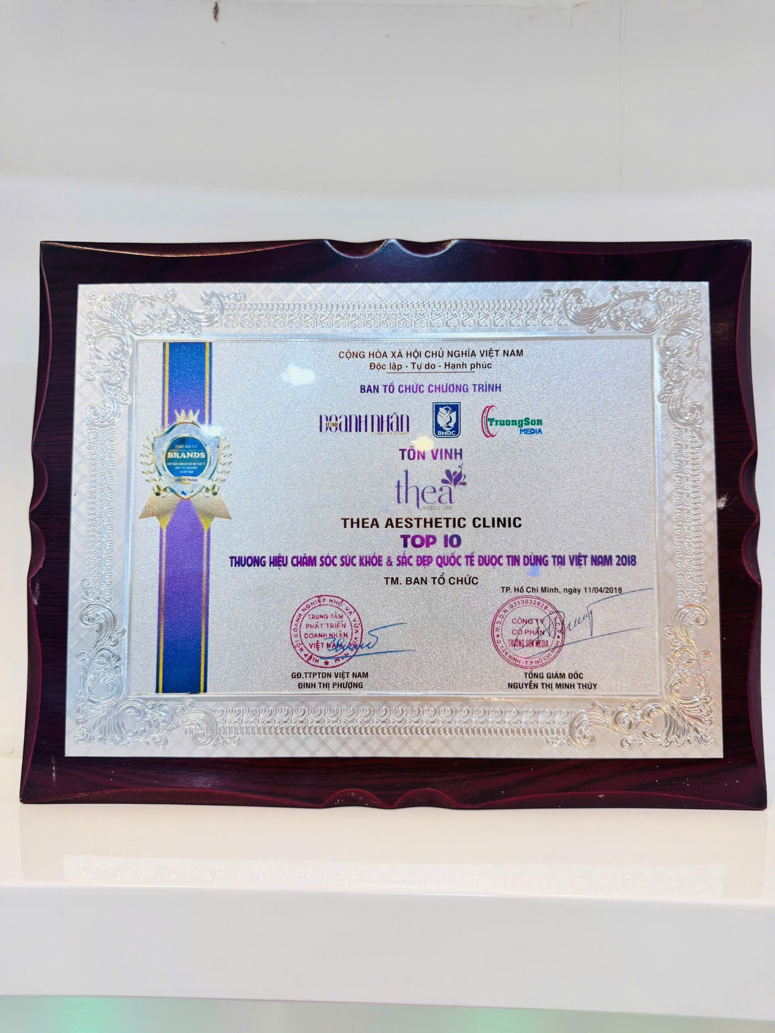 Top 10 Thương hiệu chăm sóc sức khỏe & sắc đẹp quốc tế được tin dùng tại Việt Nam 2018