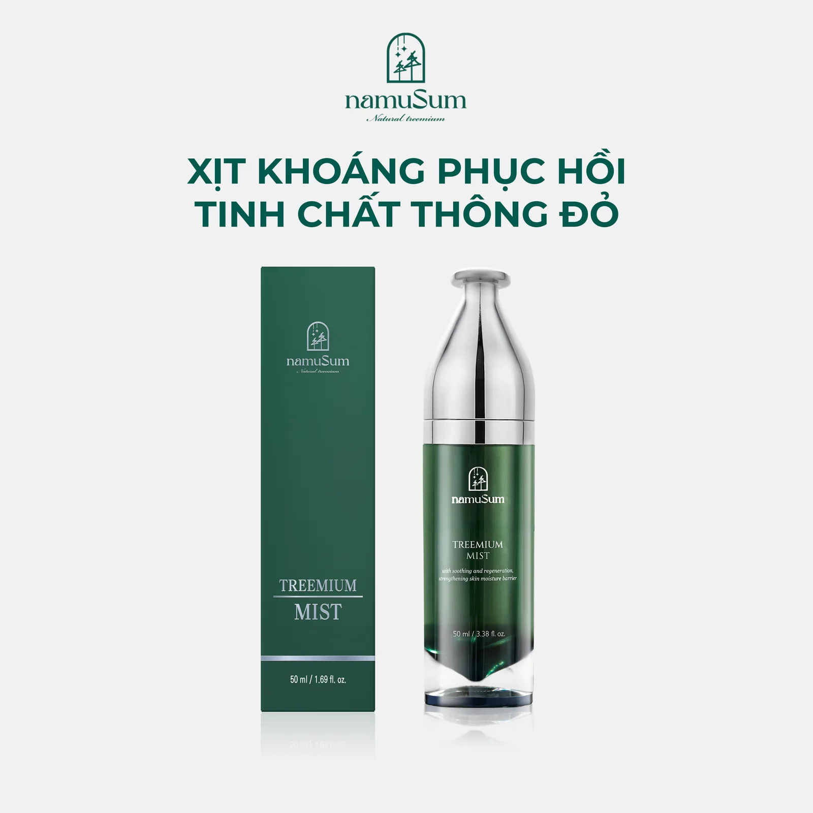 Xịt khoáng tinh chất thông đỏ NamuSum
